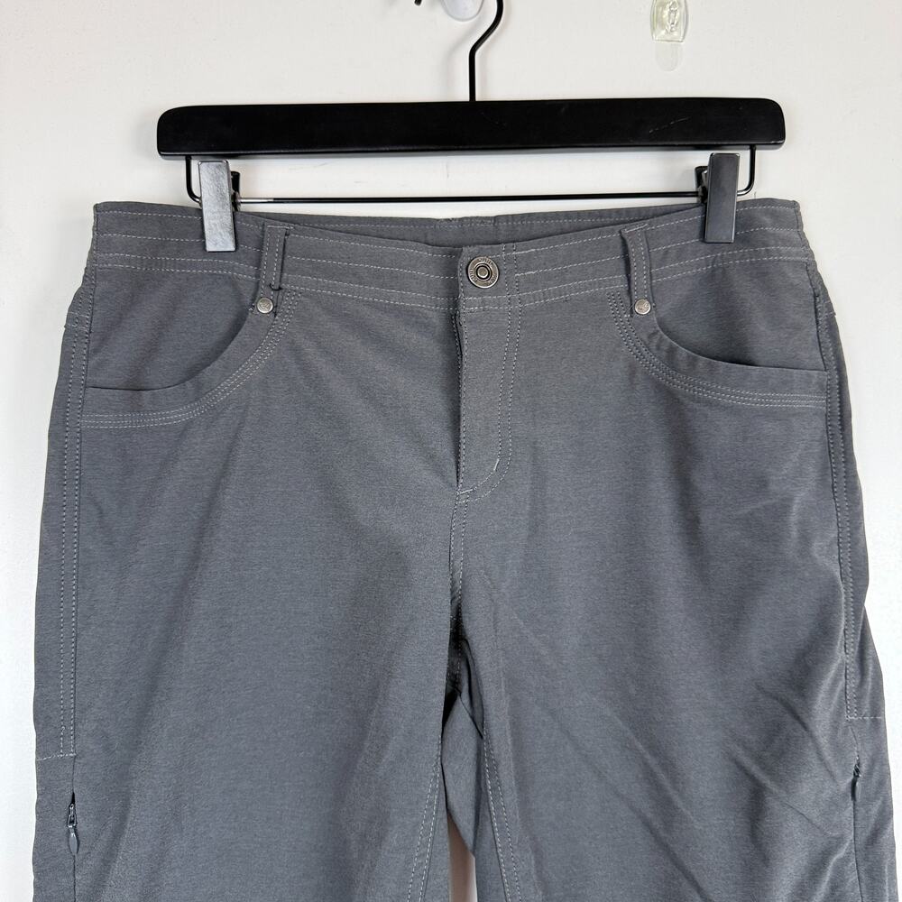 KUHL Womens Trekr Kapri Outdoor Hiking Pants Gray - 10 - Picture 2 of 10